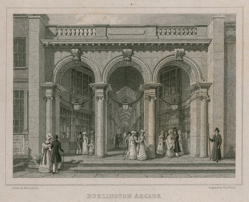 Burlington Arcade, Londres de Thomas Hosmer Shepherd