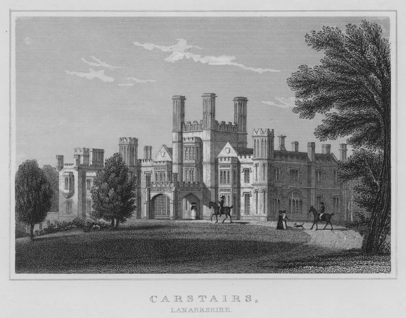 Carstairs, Lanarkshire (gravura) de Thomas Hosmer Shepherd