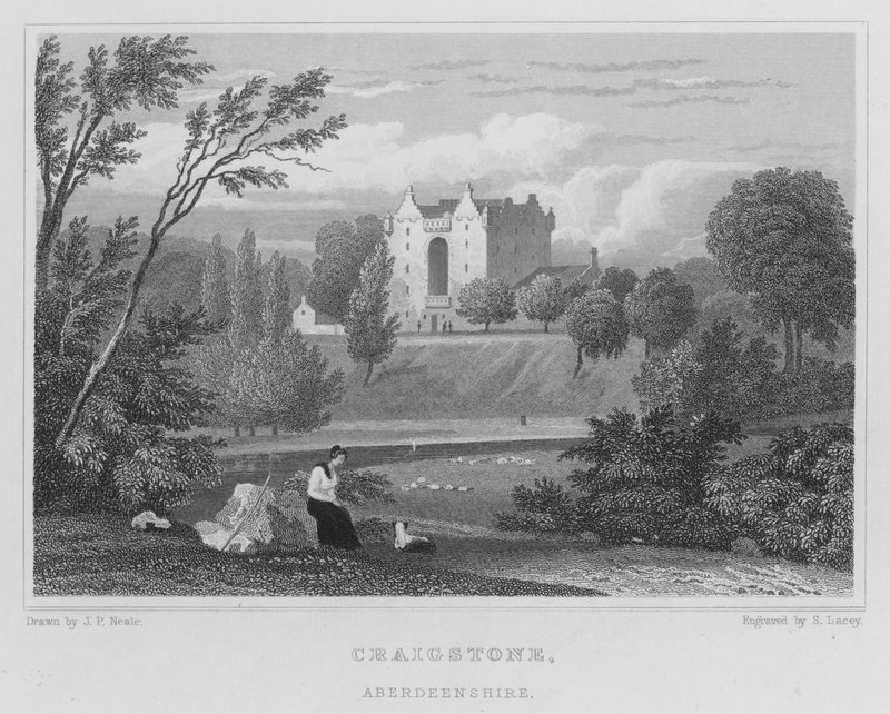Craigstone, Aberdeenshire (gravura) de Thomas Hosmer Shepherd