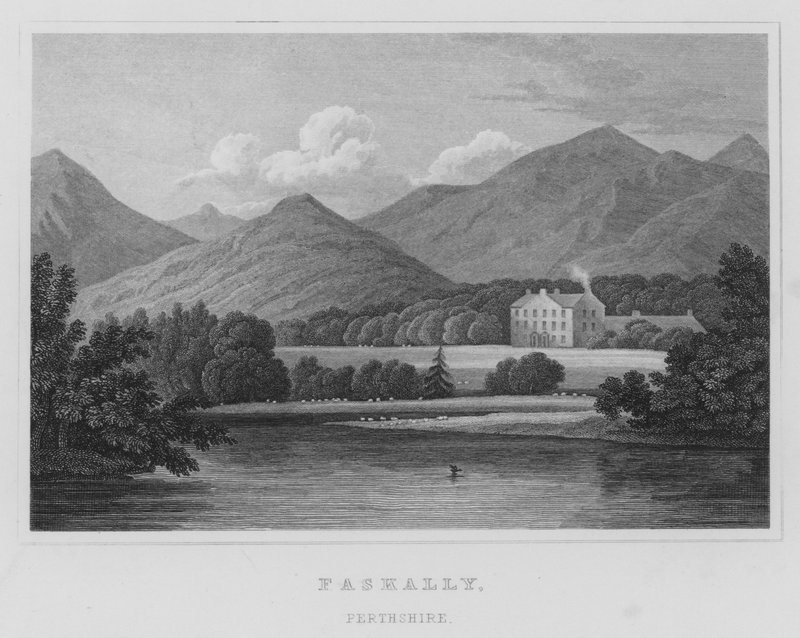 Faskally, Perthshire (gravura) de Thomas Hosmer Shepherd