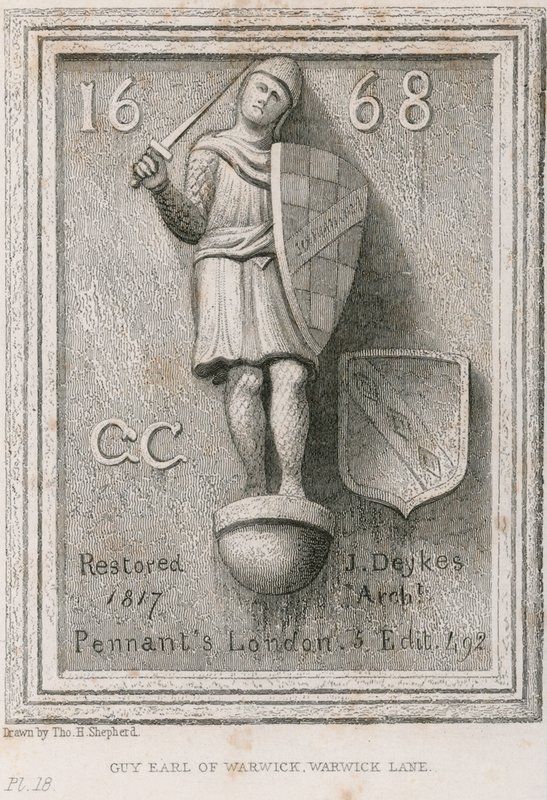 Guy, conde de Warwick de Thomas Hosmer Shepherd