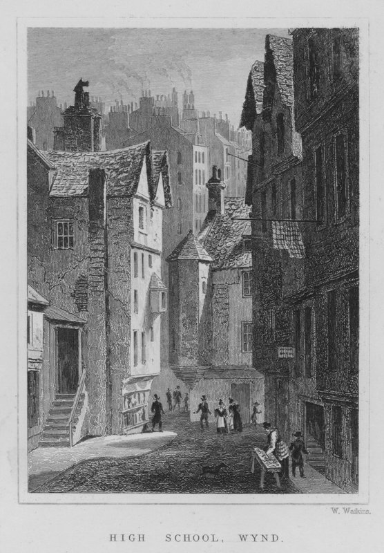 High School, Wynd (gravura) de Thomas Hosmer Shepherd