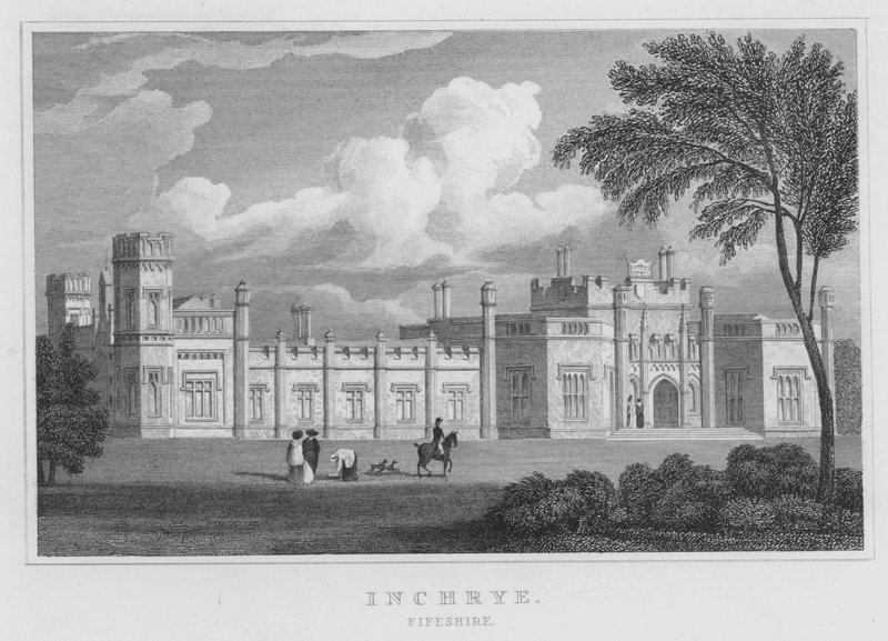Inchrye, Fifeshire (gravura) de Thomas Hosmer Shepherd