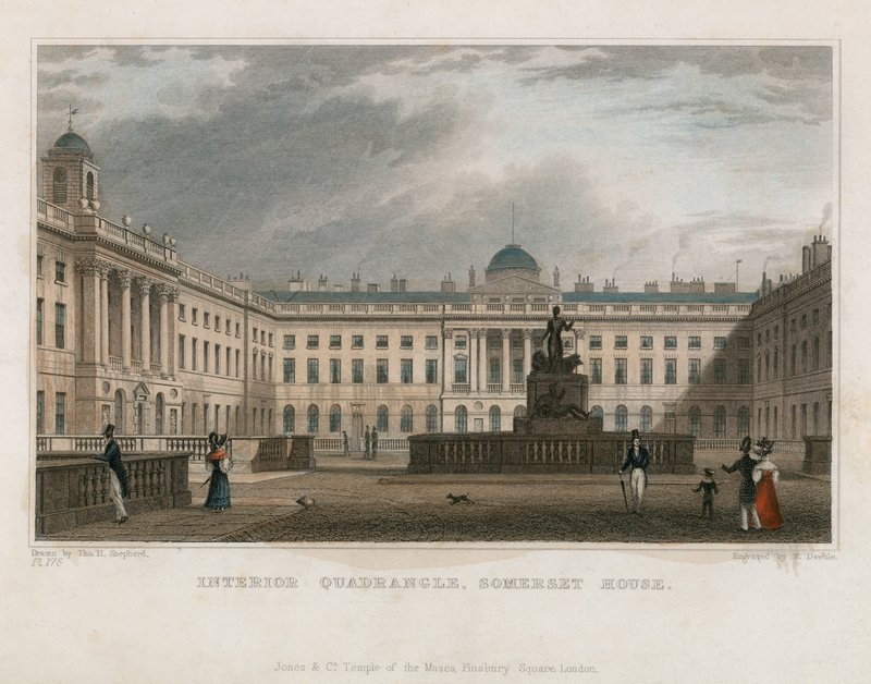 Quadrante Interior, Somerset House de Thomas Hosmer Shepherd