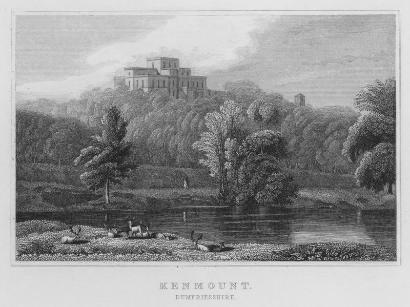 Kenmount, Dumfriesshire (gravura) de Thomas Hosmer Shepherd
