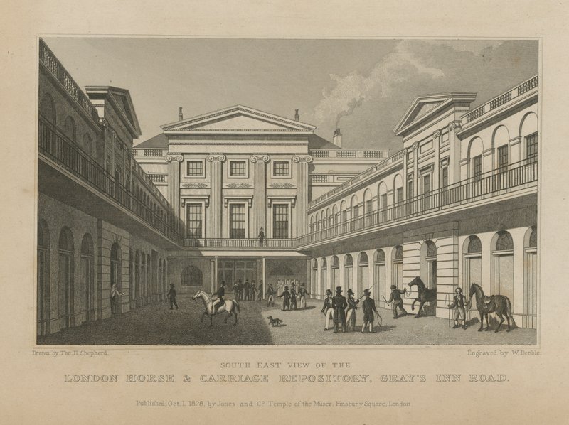 Repositório London Horse und Carriage de Thomas Hosmer Shepherd