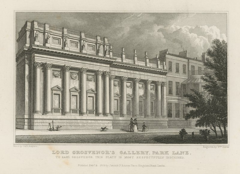 Lorde Grosvenors Gallery em Park Lane de Thomas Hosmer Shepherd