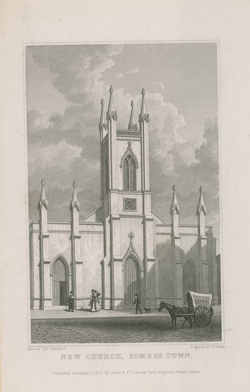 Nova igreja na cidade de Somers de Thomas Hosmer Shepherd