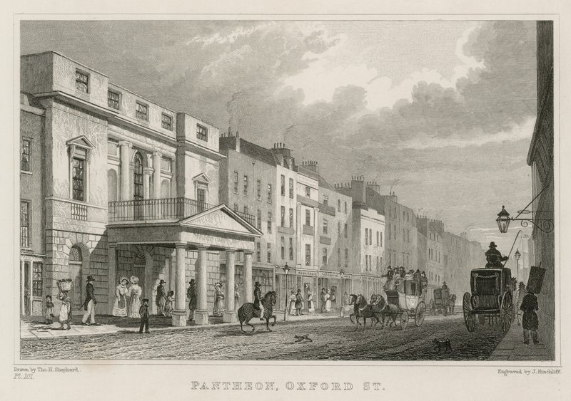 Panteão, Oxford Street, Londres de Thomas Hosmer Shepherd