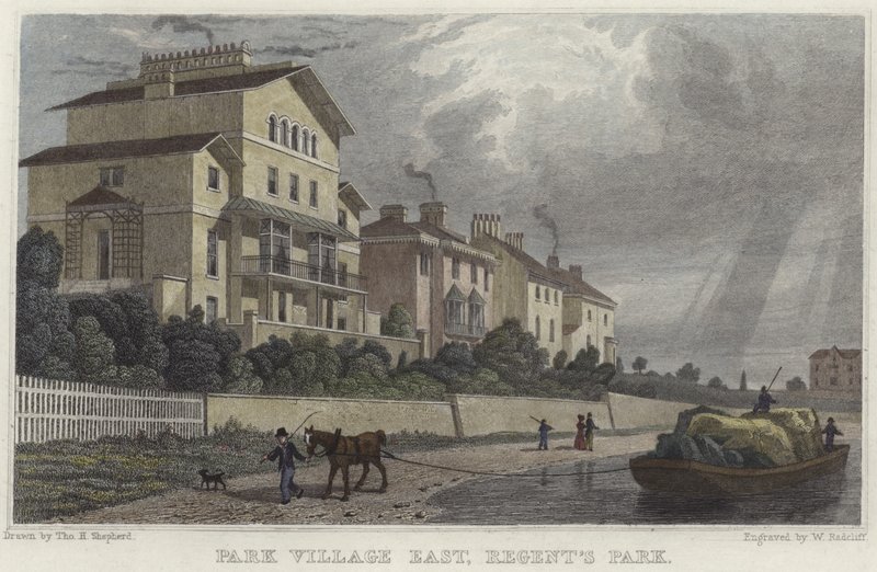 Park Village East em Regent&39;s Park de Thomas Hosmer Shepherd