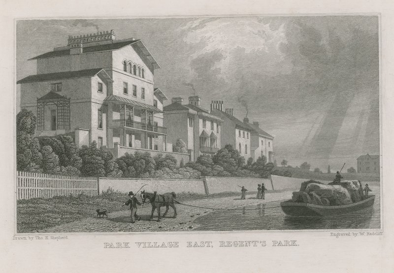 Park Village East em Regent&39;s Park de Thomas Hosmer Shepherd