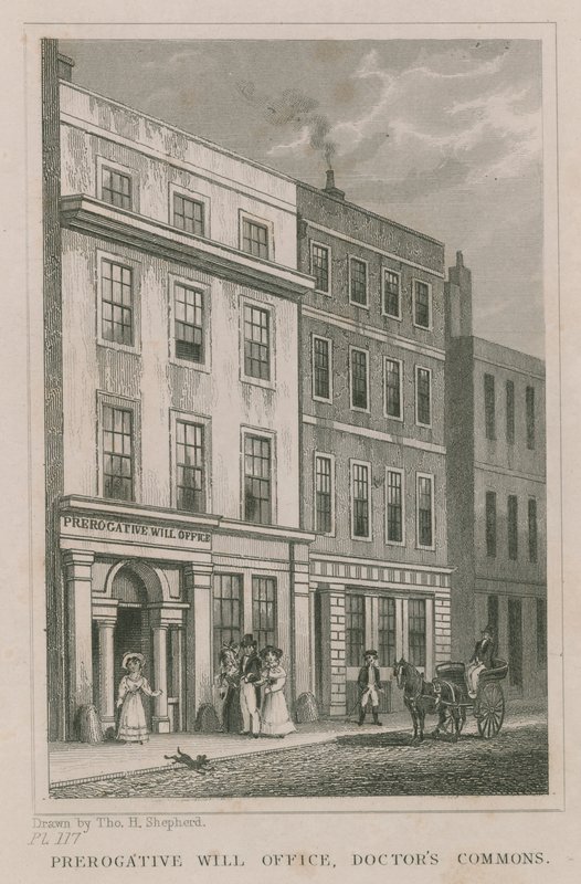Prerogativa Will Office, Doctor&39;s Commons de Thomas Hosmer Shepherd