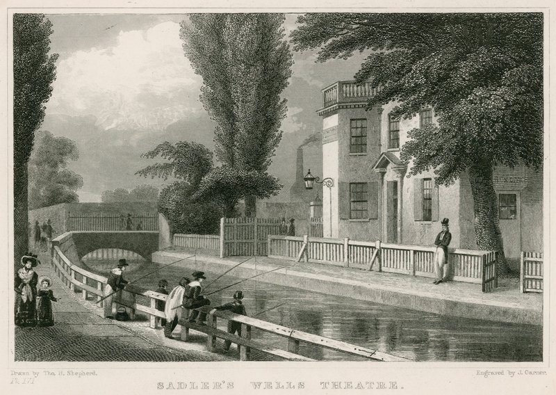 Poços de Sadler, Londres de Thomas Hosmer Shepherd