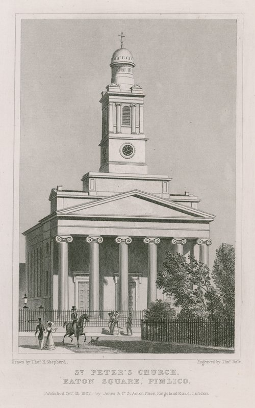 Igreja de São Pedro, Eaton Square, Pimlico de Thomas Hosmer Shepherd
