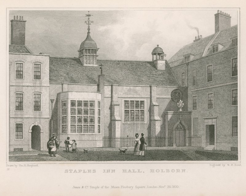 Staples Inn Hall, Holborn de Thomas Hosmer Shepherd