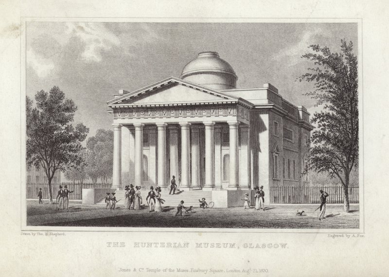 O Museu Hunterian, Glasgow de Thomas Hosmer Shepherd