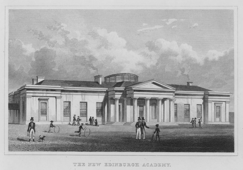 A Nova Academia de Edimburgo (gravura) de Thomas Hosmer Shepherd