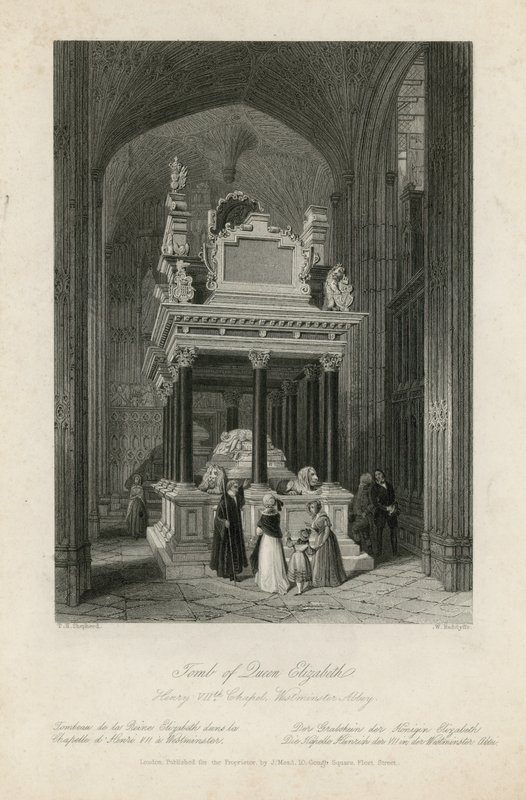 Túmulo da rainha elizabeth i de Thomas Hosmer Shepherd