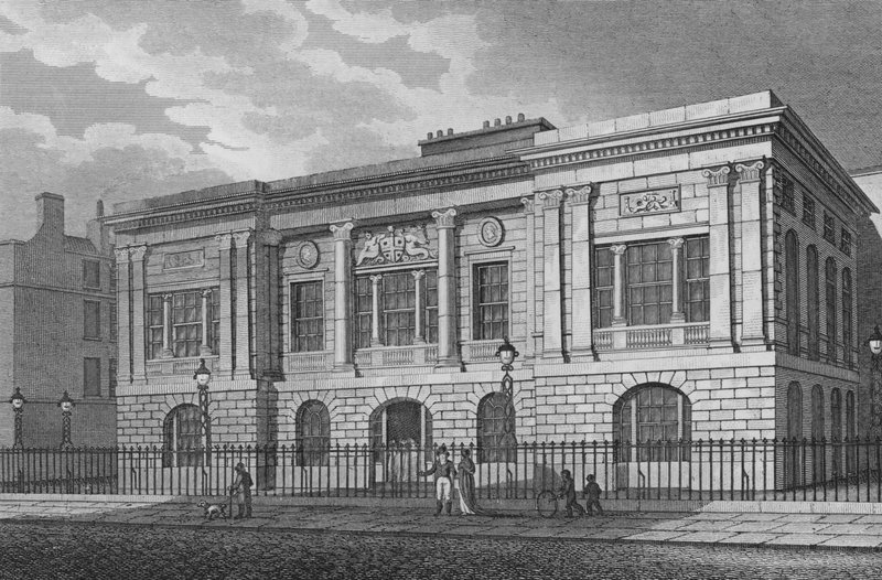 Trinity House, Tower Hill, Londres (gravura) de Thomas Hosmer Shepherd