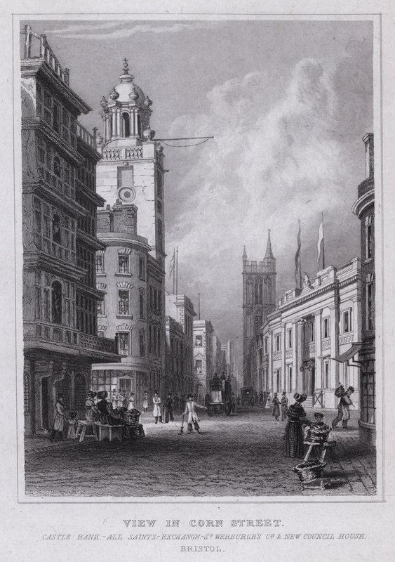 Vista em Corn Street, Castle Bank, All Saints, Exchange, St Werburgh