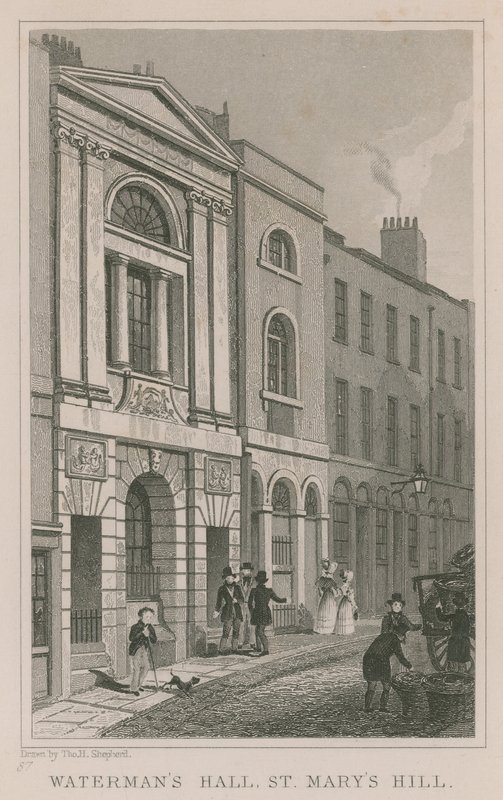 Corredor do Waterman, Colina de St. Mary, Londres de Thomas Hosmer Shepherd