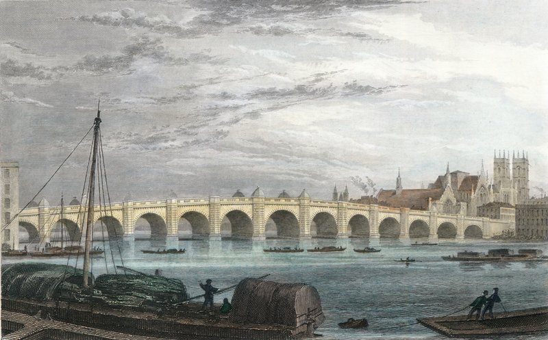 Ponte westminster, londres de Thomas Hosmer Shepherd