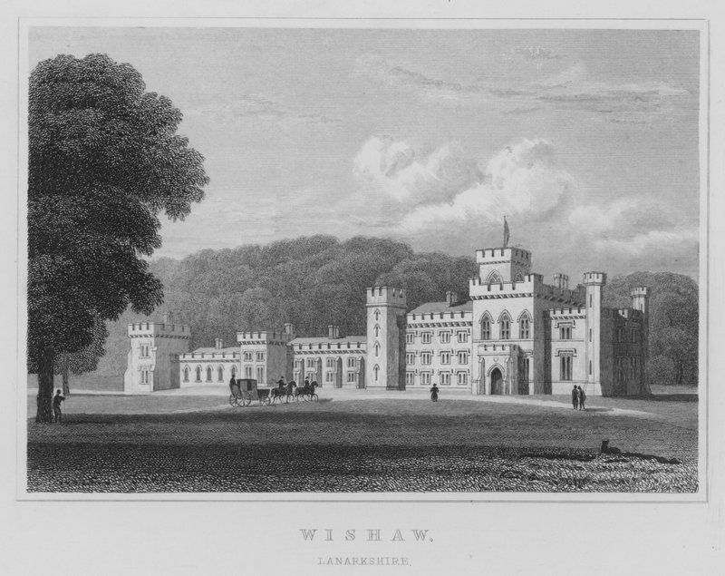 Wishaw, Lanarkshire (gravura) de Thomas Hosmer Shepherd