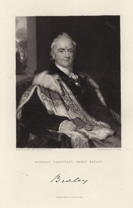 Nicholas Vansittart de Thomas Lawrence