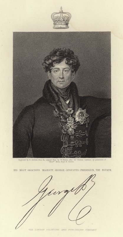 Retrato do rei george iv de Thomas Lawrence