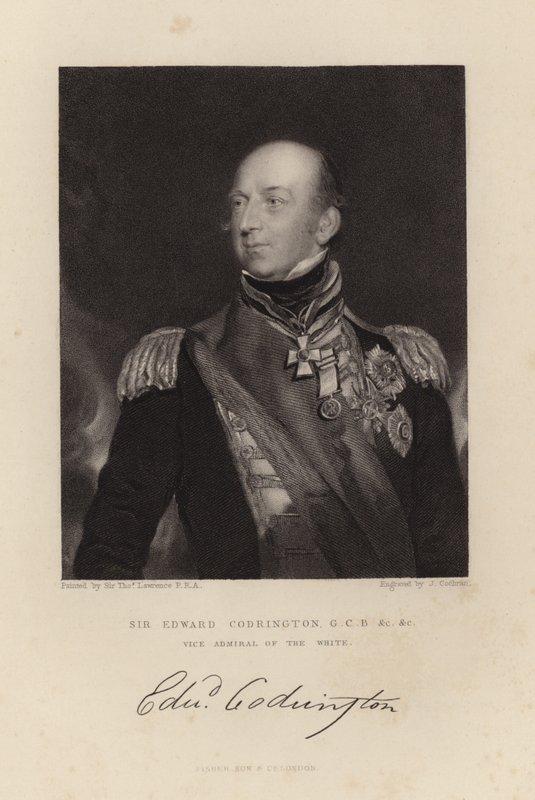 Sir Edward Codrington de Thomas Lawrence