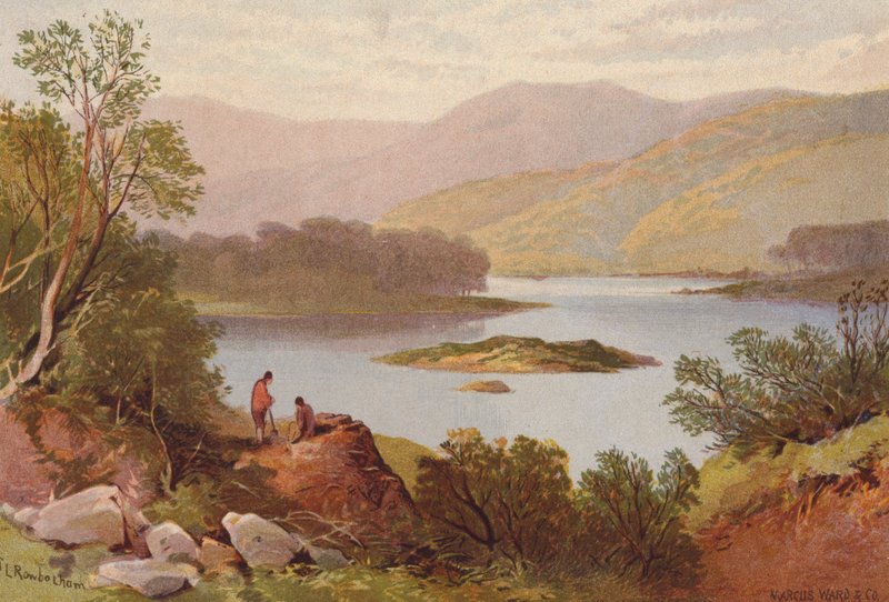 Lagos Killarney, Killarney (lito colorido) de Thomas Leeson the Elder Rowbotham