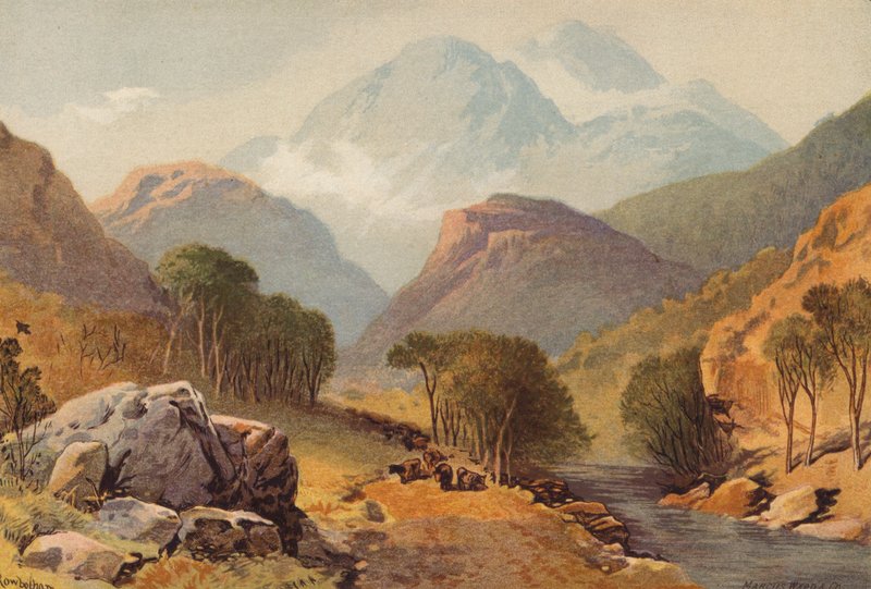 Escócia, Benvenue (lito colorido) de Thomas Leeson the Elder Rowbotham