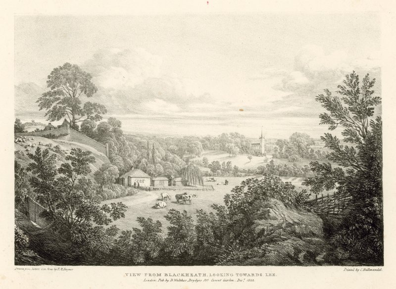 Vista, de, Blackheath, olhar, direção, lee, londres de Thomas Mann Baynes