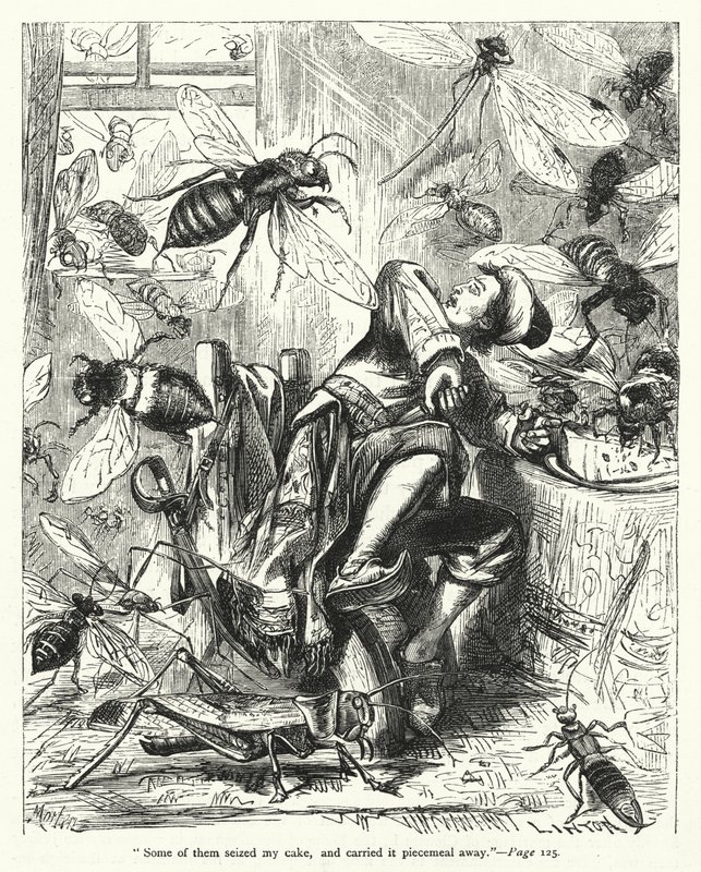 Ilustração para Gullivers Travels de Jonathan Swift (gravura) de Thomas Morten
