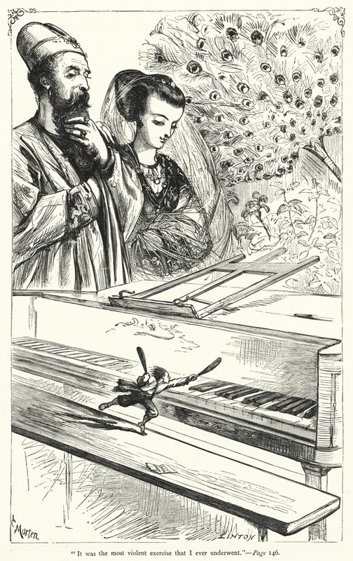 Ilustração para Gullivers Travels de Jonathan Swift (gravura) de Thomas Morten