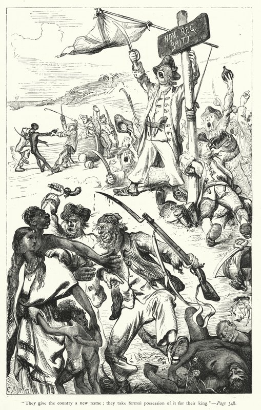 Ilustração para Gullivers Travels de Jonathan Swift (gravura) de Thomas Morten