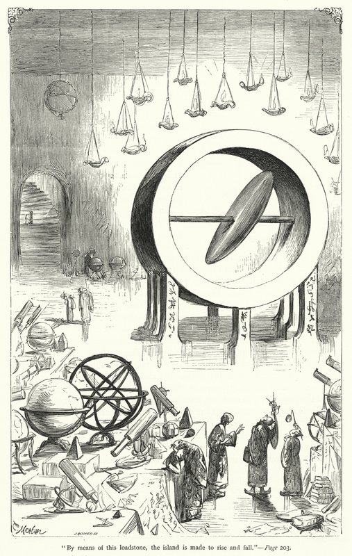 Ilustração para Gullivers Travels de Jonathan Swift (gravura) de Thomas Morten