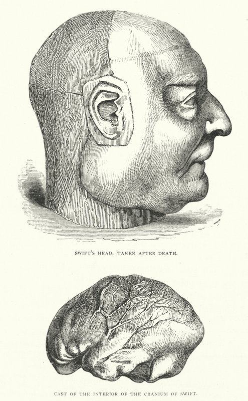 Ilustração para a vida de Jonathan Swift (gravura) de Thomas Morten