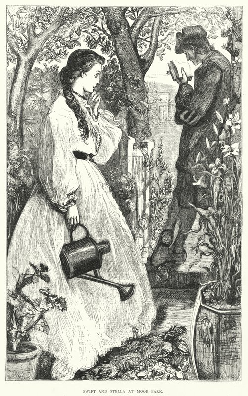 Ilustração para a vida de Jonathan Swift (gravura) de Thomas Morten