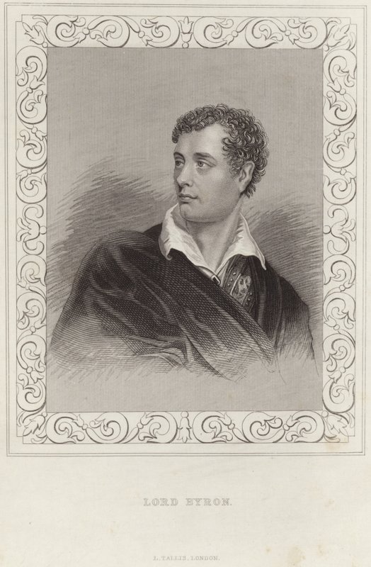 Retrato de Lord Byron de Thomas Phillips