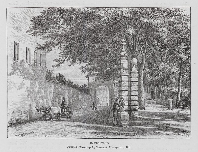 Il Frontone (gravura) de Thomas Robert Macquoid