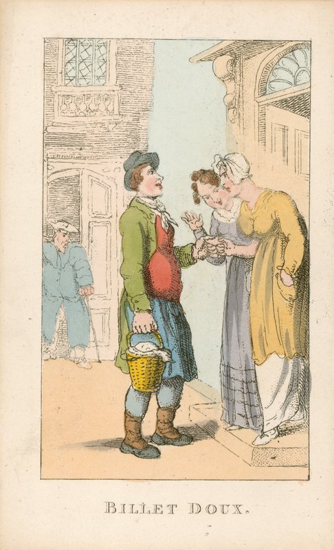 Bilhete macio de Thomas Rowlandson