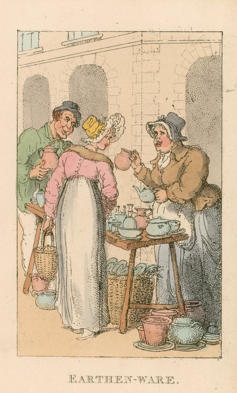 Louça de barro de Thomas Rowlandson