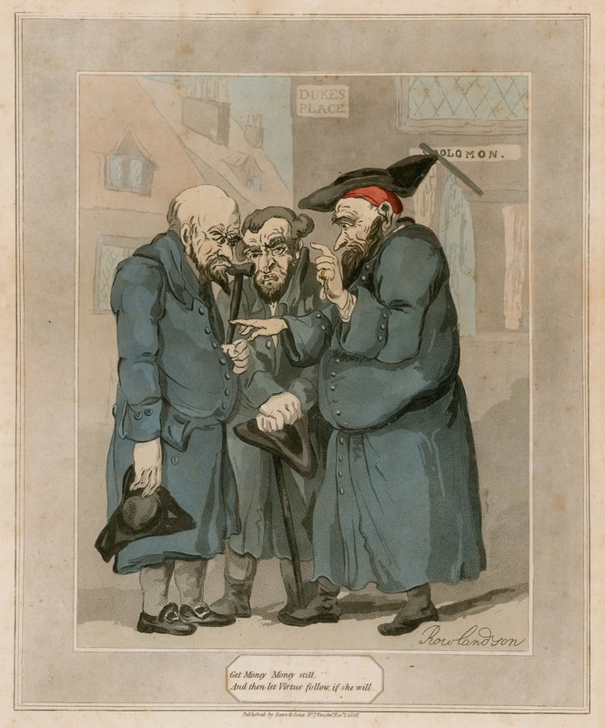 Obter dinheiro ainda de Thomas Rowlandson