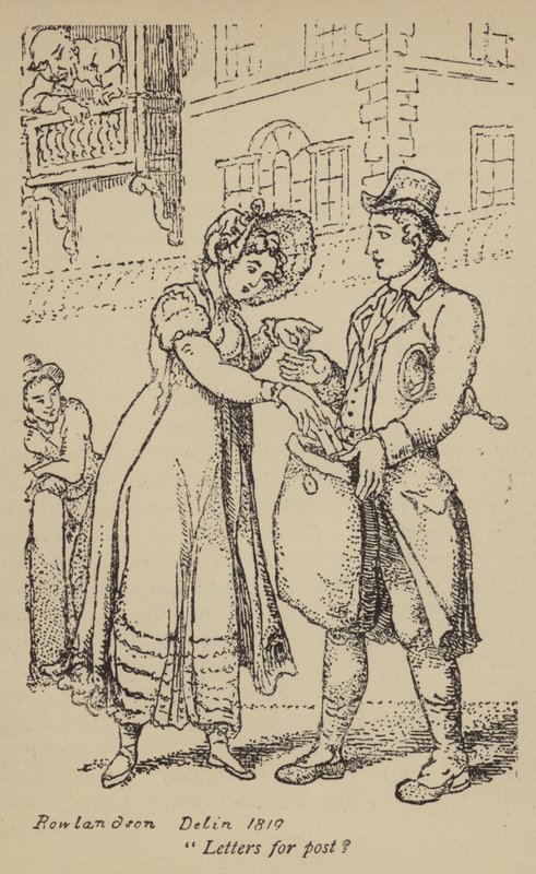 Cartas para postar de Thomas Rowlandson