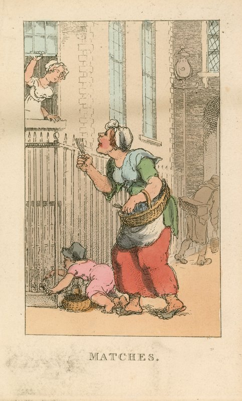 Fósforos de Thomas Rowlandson