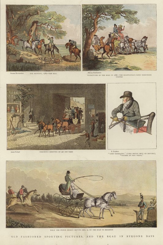 Série de ilustrações equestres de Thomas Rowlandson