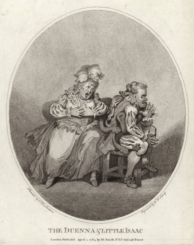 O Duenna e o Little Isaac de Thomas Rowlandson