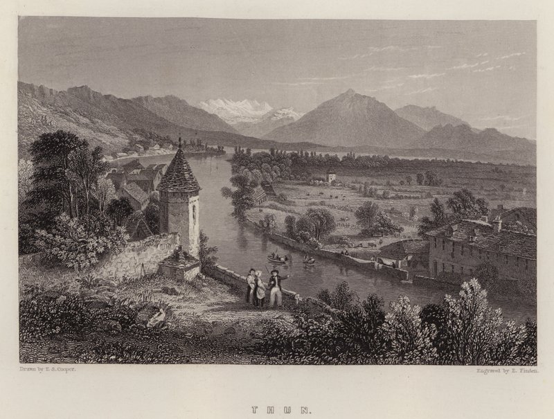 Thun (cor litho) de Thomas Sidney (after) Cooper