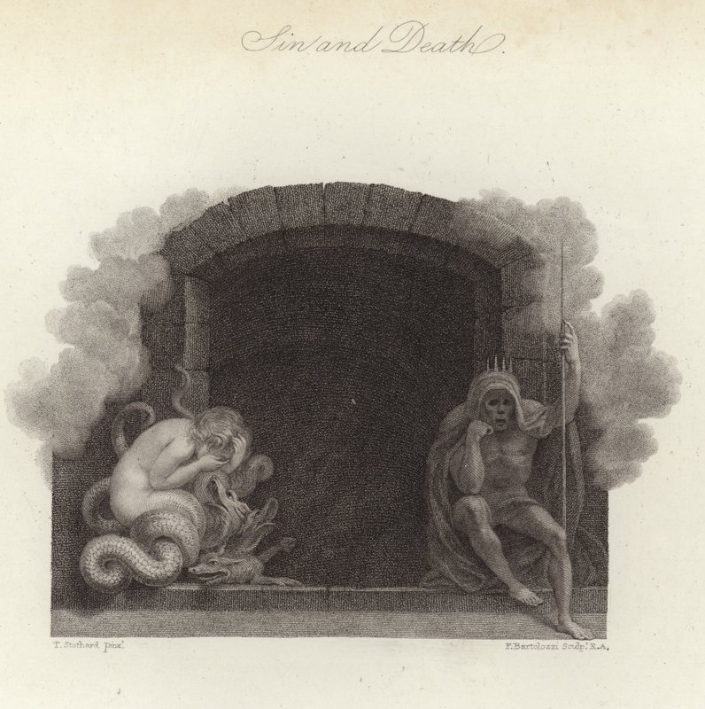 Pecado e Morte de Thomas Stothard